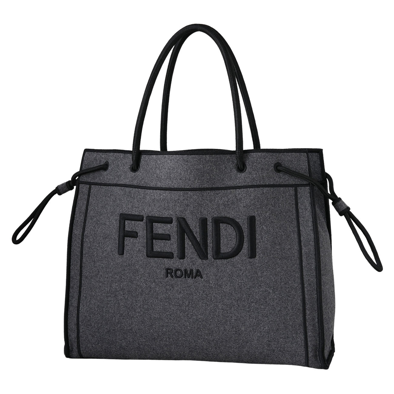 FENDI(USED)펜디 8BH379 펜디 로고 라지 쇼퍼백