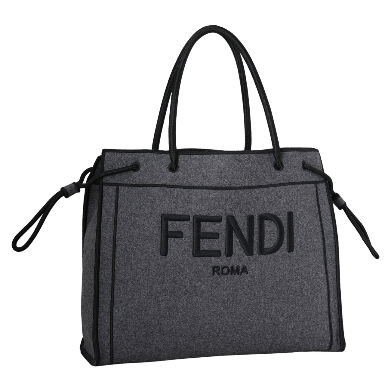 FENDI(USED)펜디 8BH379 펜디 로고 라지 쇼퍼백