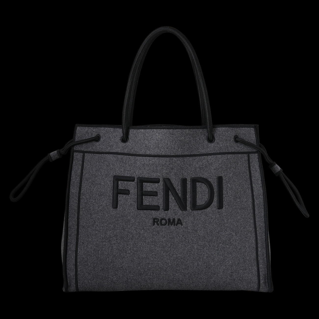 FENDI(USED)펜디 8BH379 펜디 로고 라지 쇼퍼백