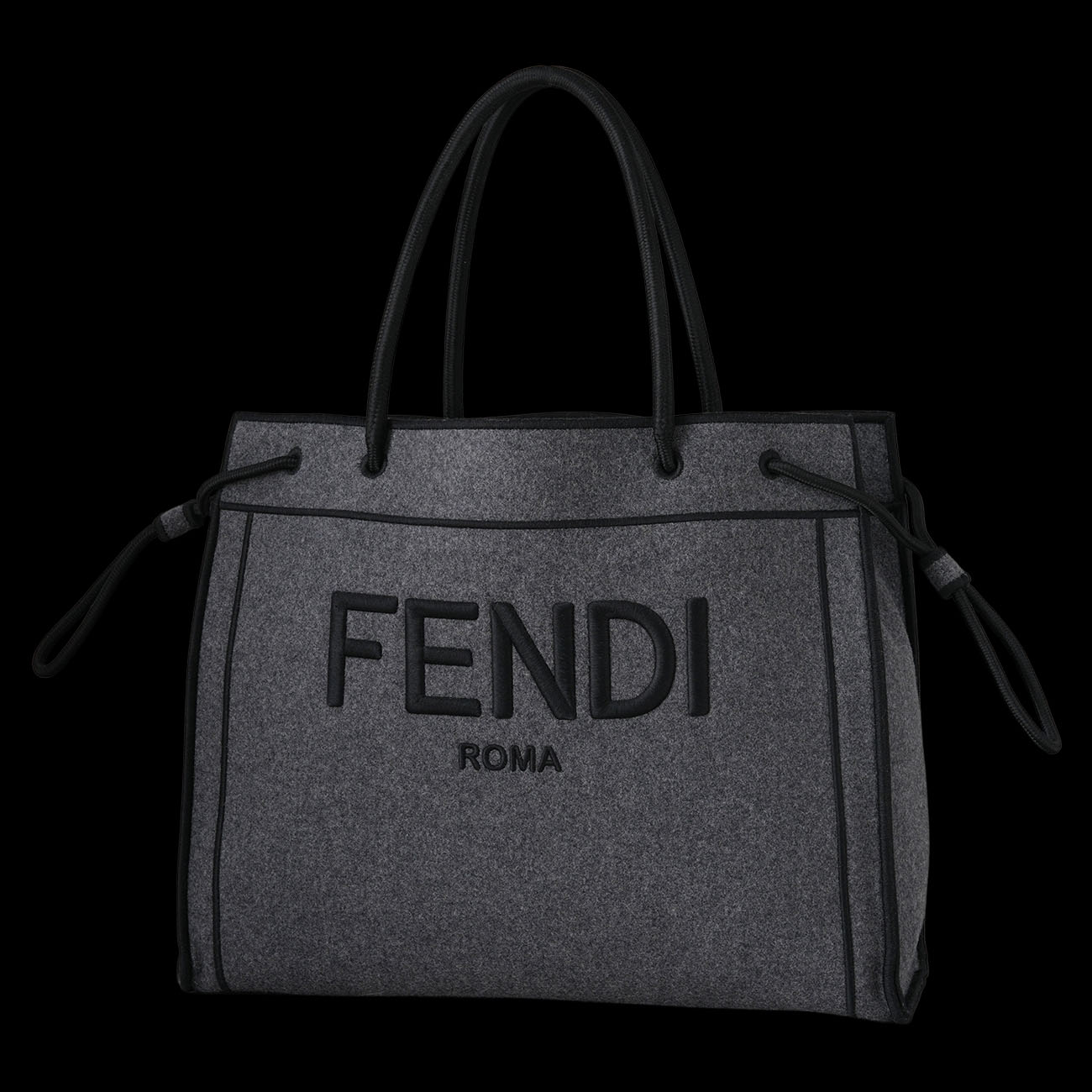 FENDI(USED)펜디 8BH379 펜디 로고 라지 쇼퍼백