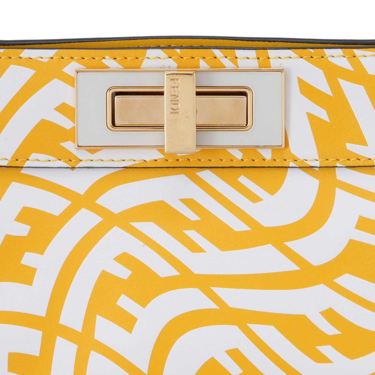 FENDI(USED)펜디 버티고 프린트 피카부 미듐