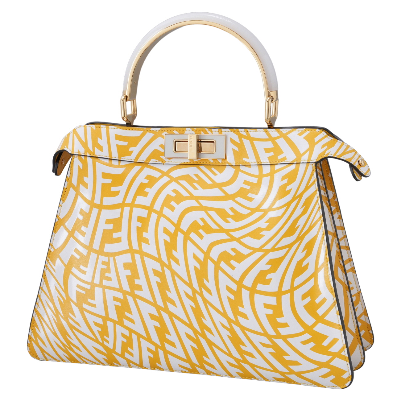 FENDI(USED)펜디 버티고 프린트 피카부 미듐