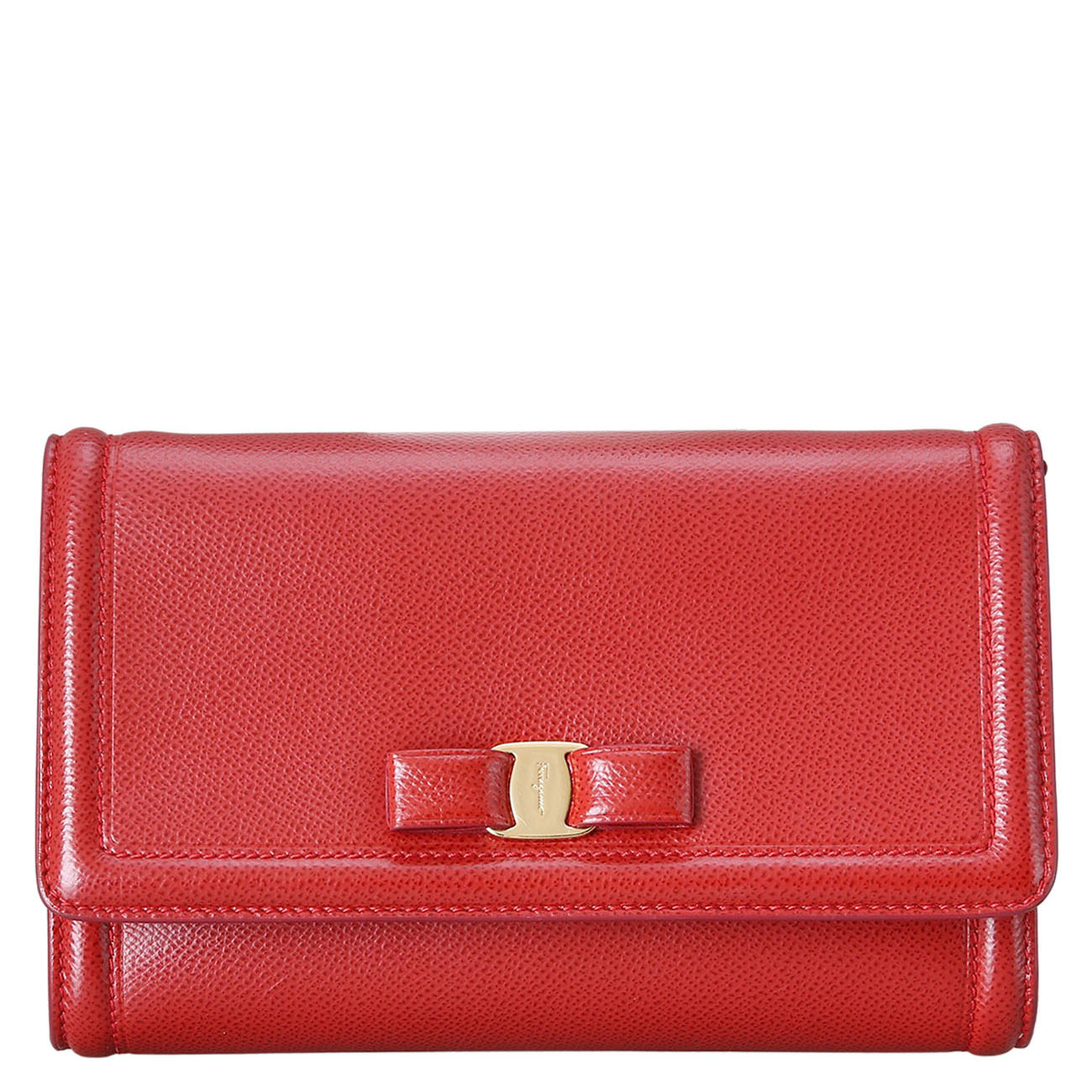 FERRAGAMO(USED)페레가모 바라리본 미니 체인 숄더백