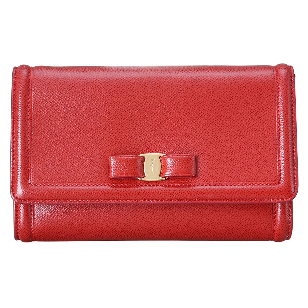 FERRAGAMO(USED)페레가모 바라리본 미니 체인 숄더백
