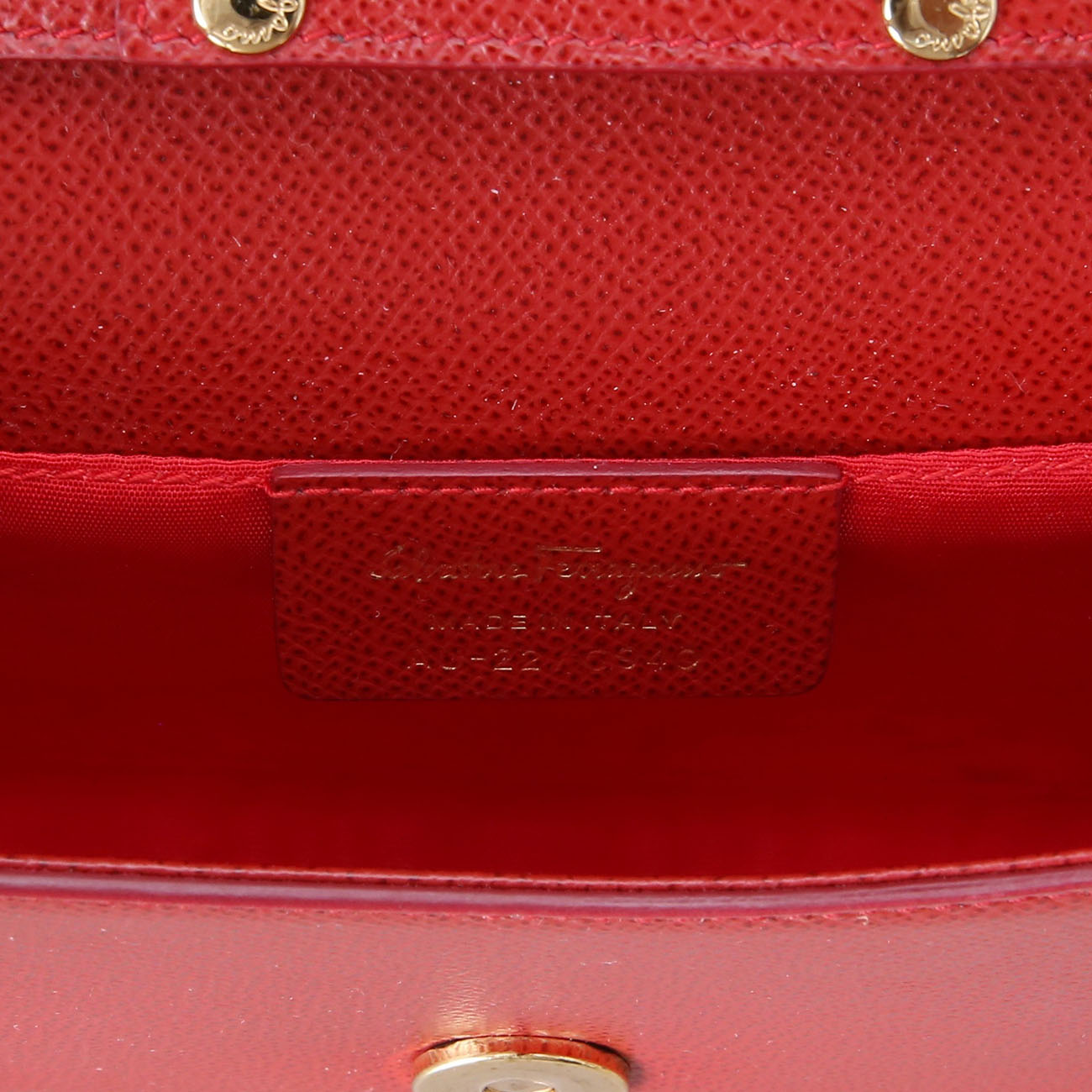 FERRAGAMO(USED)페레가모 바라리본 미니 체인 숄더백