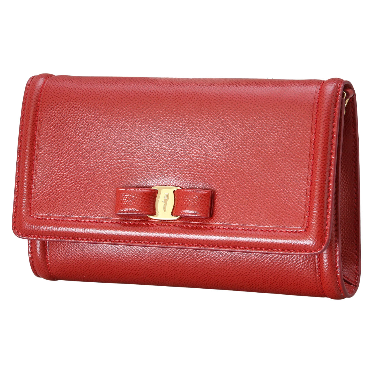 FERRAGAMO(USED)페레가모 바라리본 미니 체인 숄더백