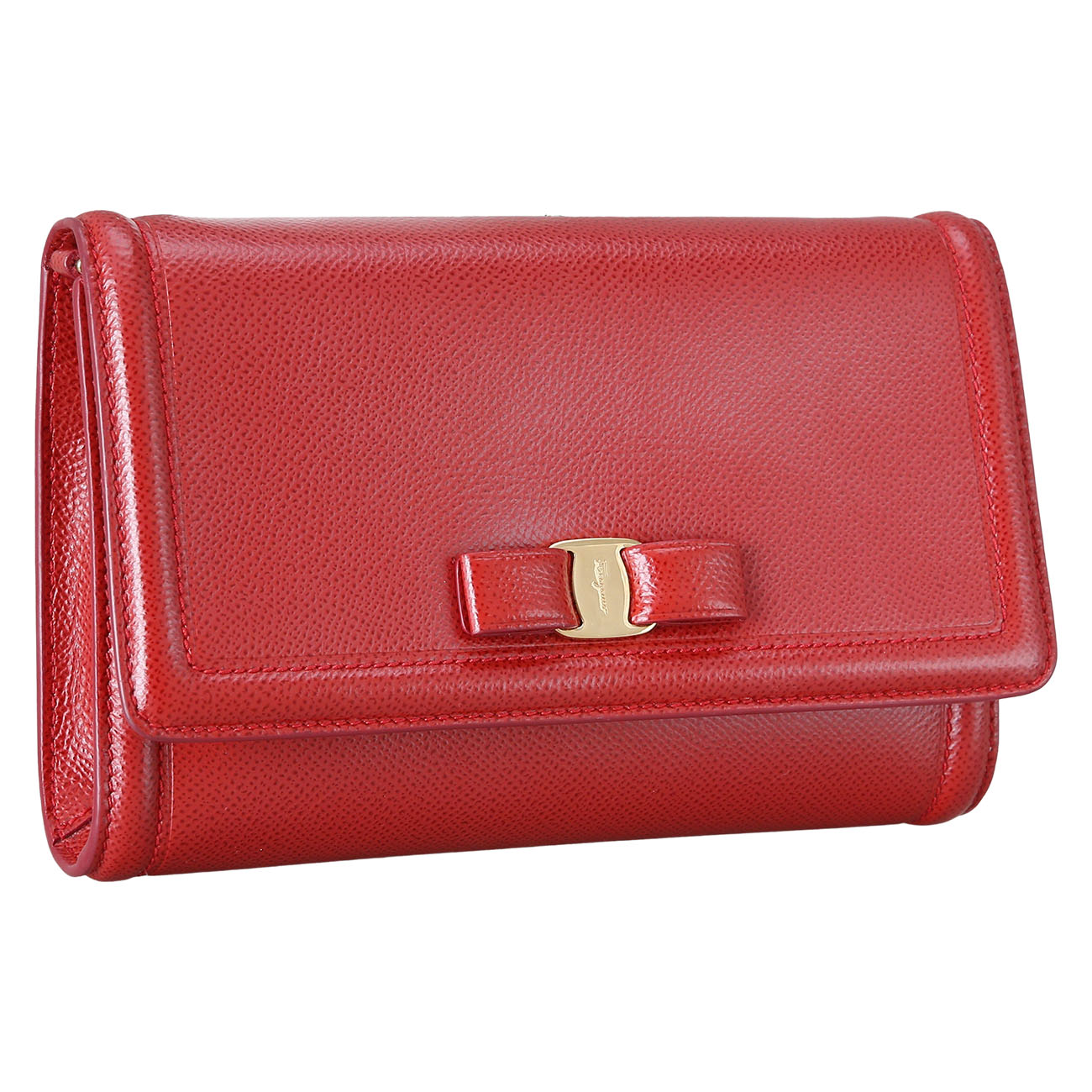 FERRAGAMO(USED)페레가모 바라리본 미니 체인 숄더백