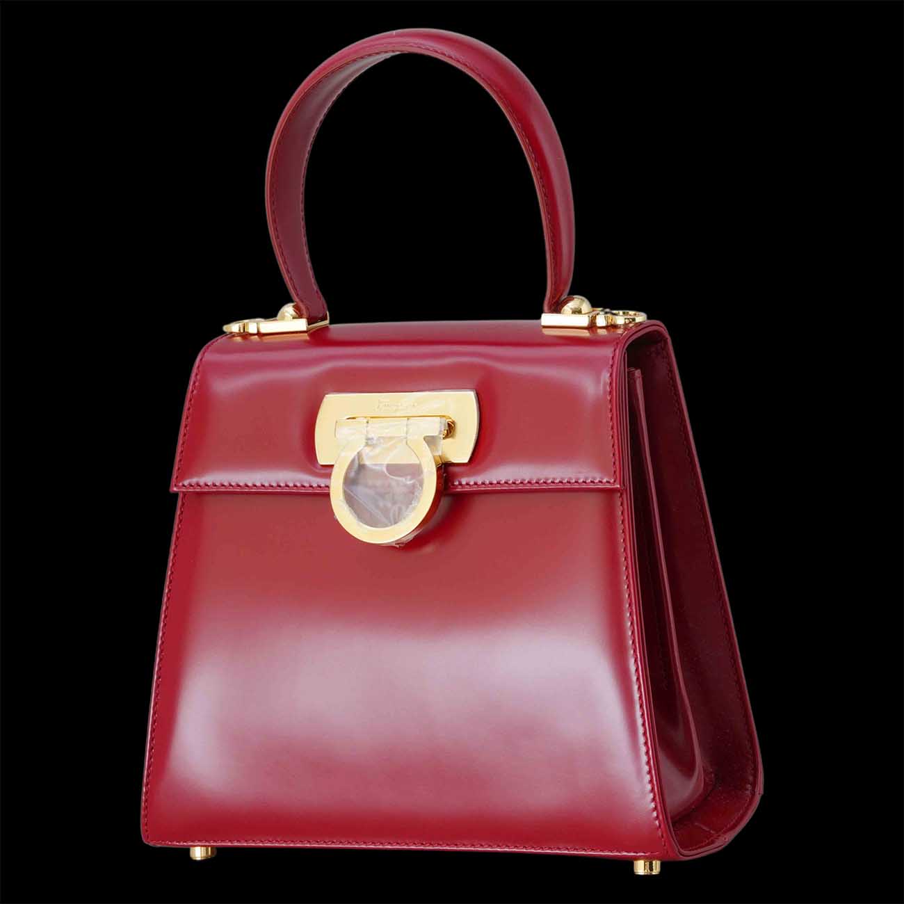 FERRAGAMO(USED)페레가모 간치니 탑핸들 토트겸 숄더백