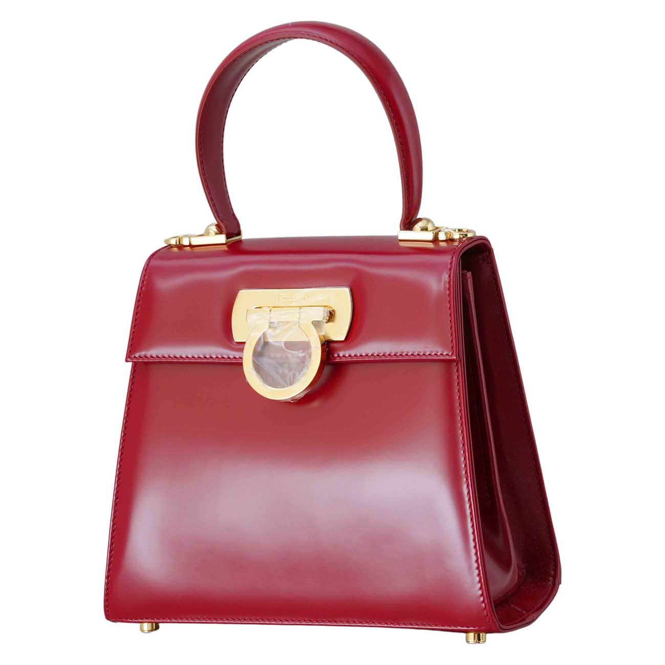 FERRAGAMO(USED)페레가모 간치니 탑핸들 토트겸 숄더백