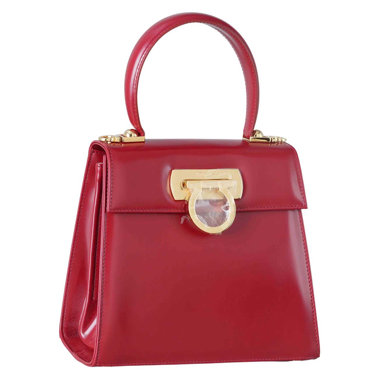 FERRAGAMO(USED)페레가모 간치니 탑핸들 토트겸 숄더백