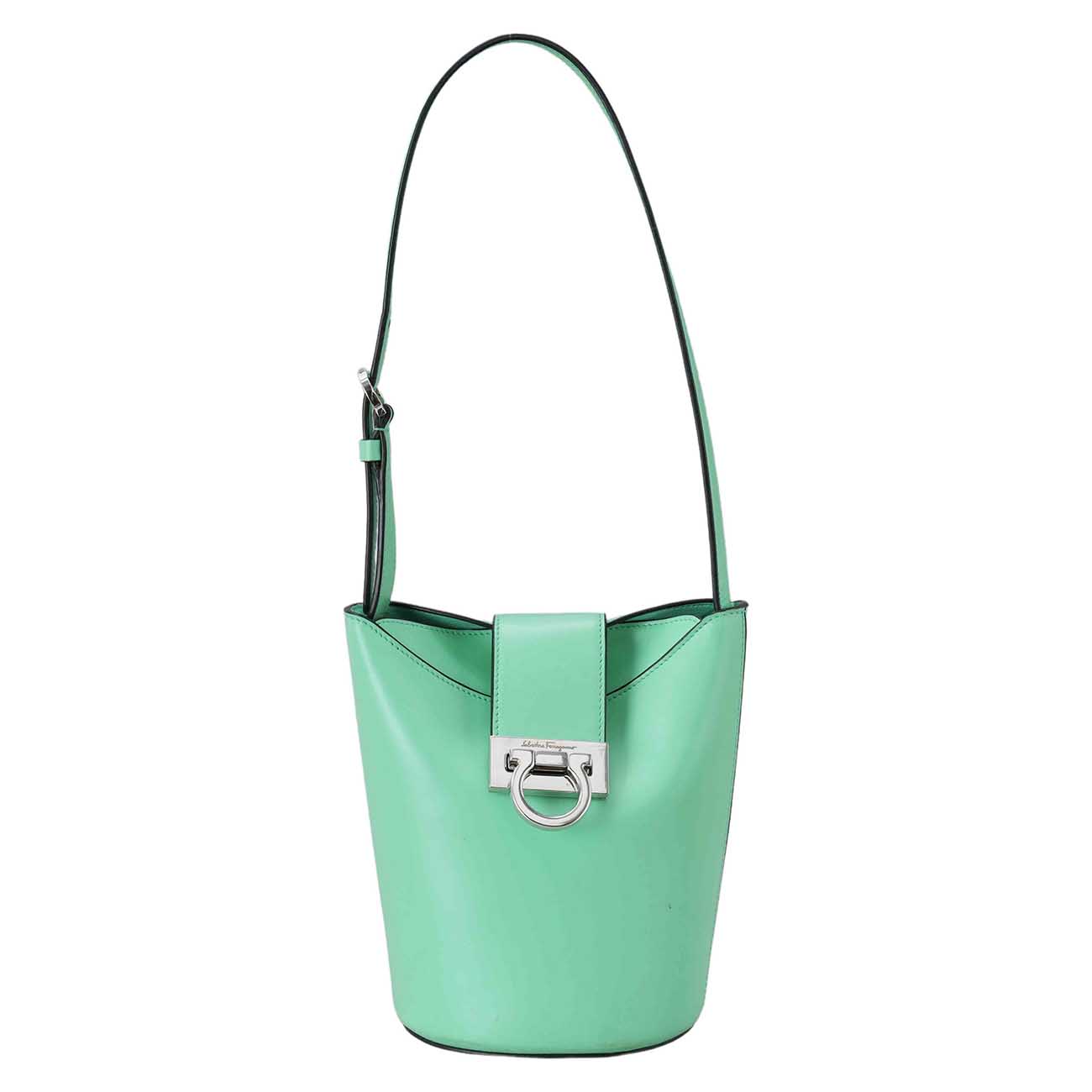 FERRAGAMO(USED)페레가모 간치니 트리폴리오백
