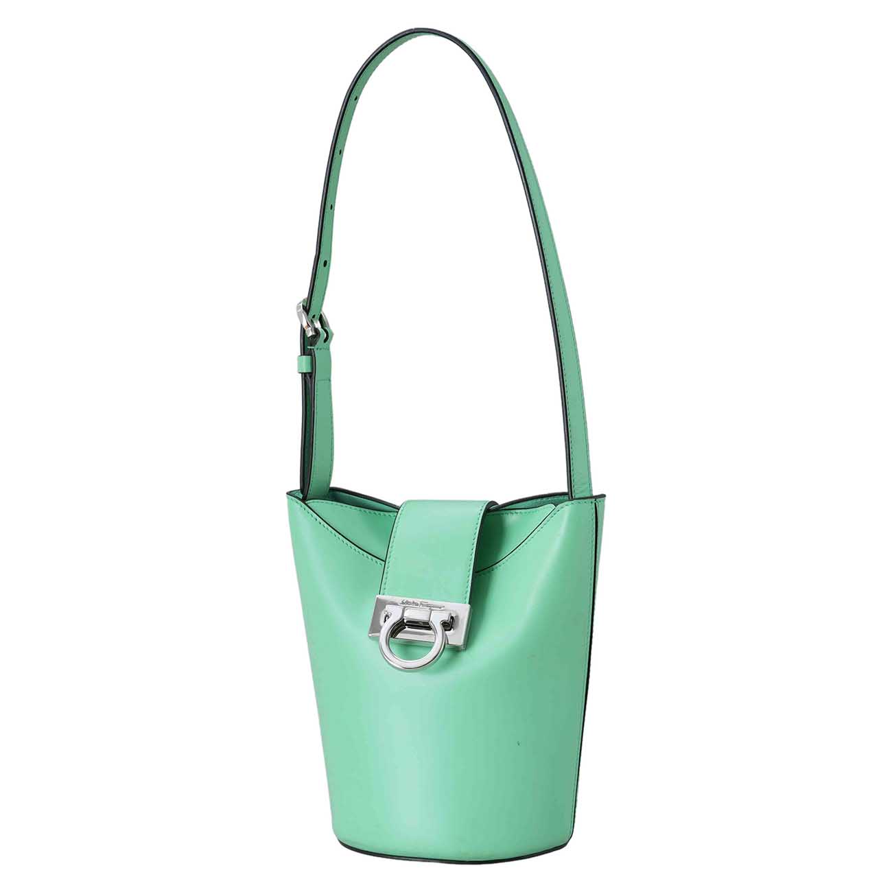FERRAGAMO(USED)페레가모 간치니 트리폴리오백