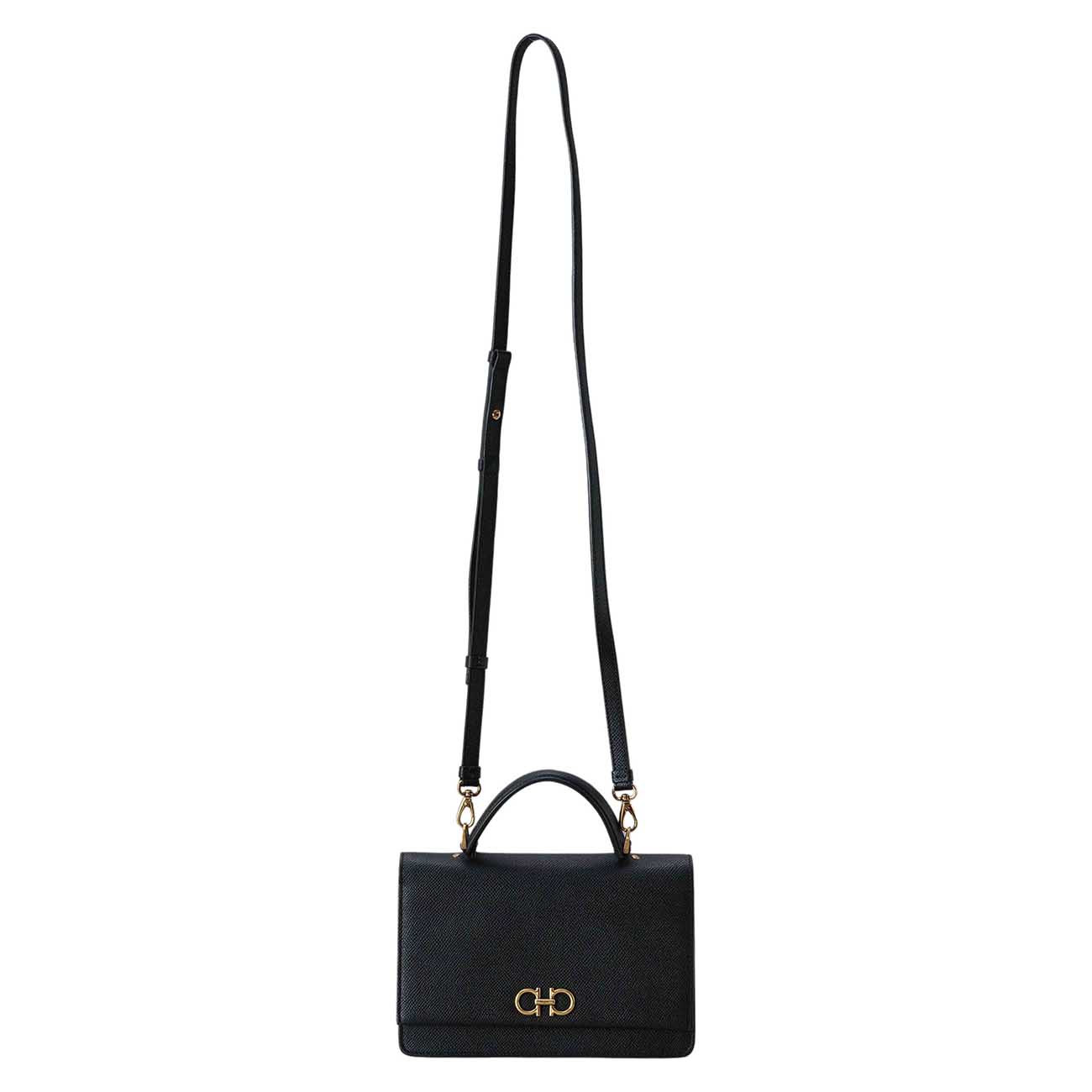 FERRAGAMO(USED)페레가모 간치니 미니백 탑핸들