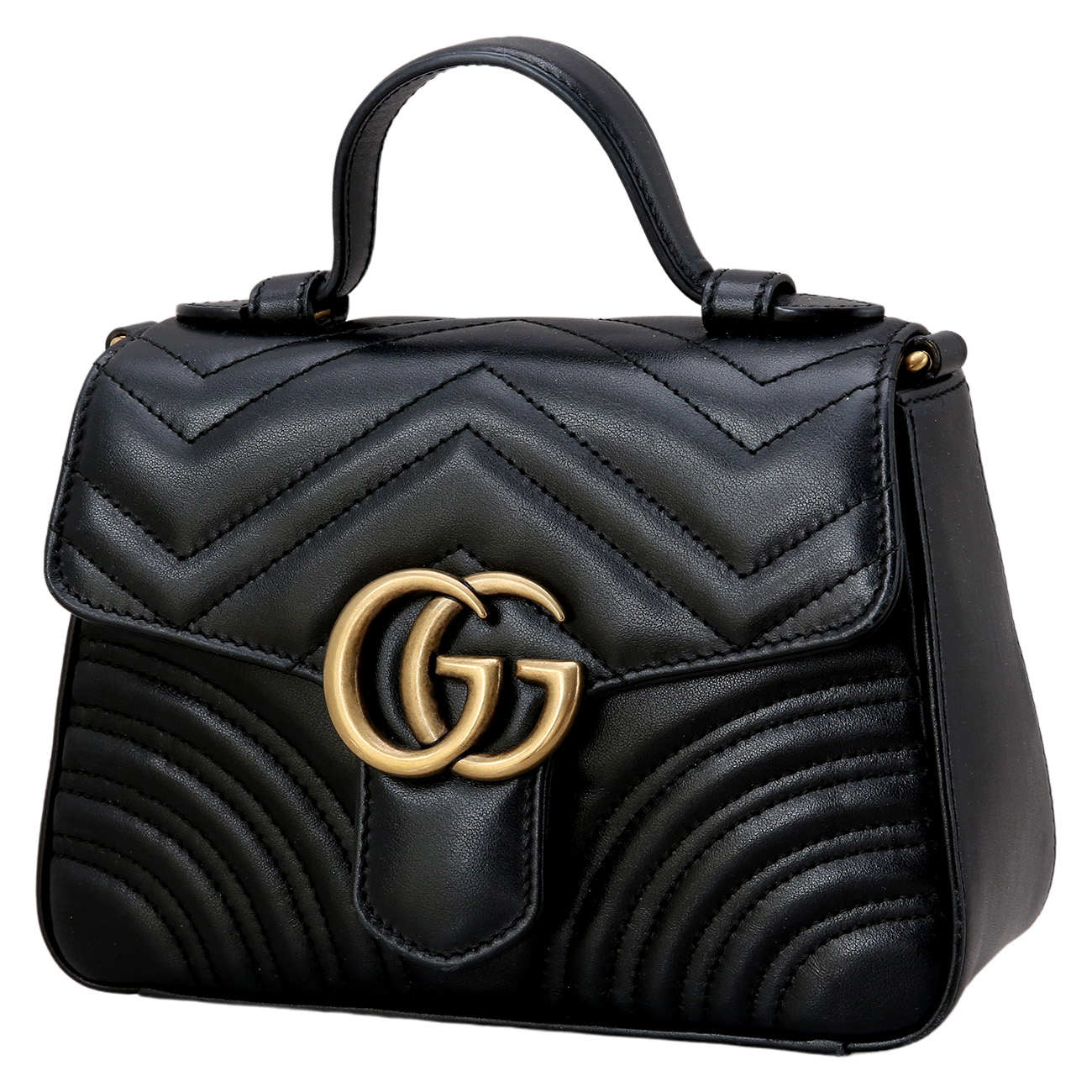 GUCCI(USED)구찌 547260 GG마몽 마틀라세 미니 탑 핸들백
