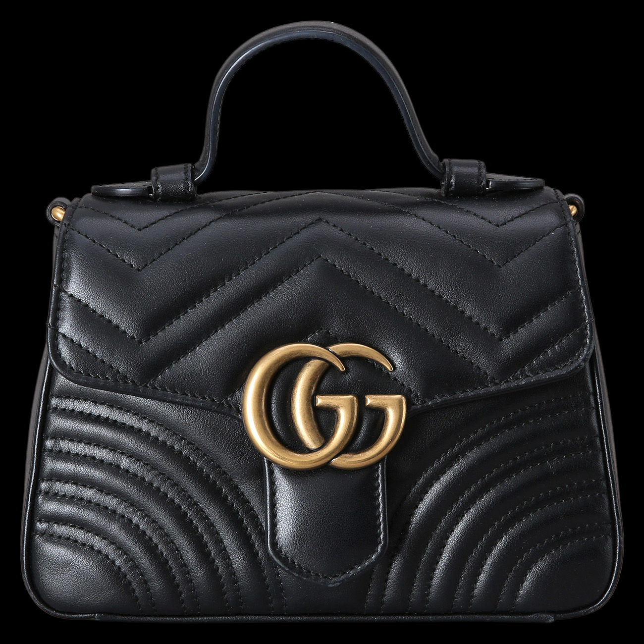 GUCCI(USED)구찌 547260 GG마몽 마틀라세 미니 탑 핸들백