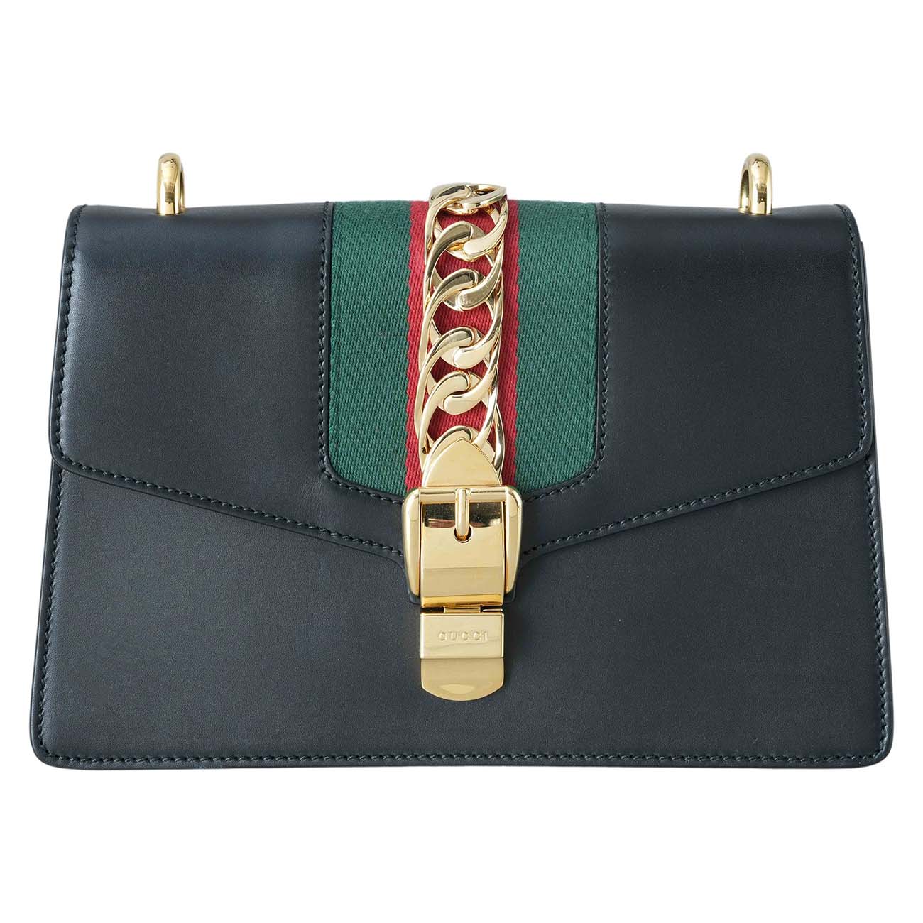 GUCCI(USED)구찌 421882 실비백 스몰 숄더백 & 스트랩