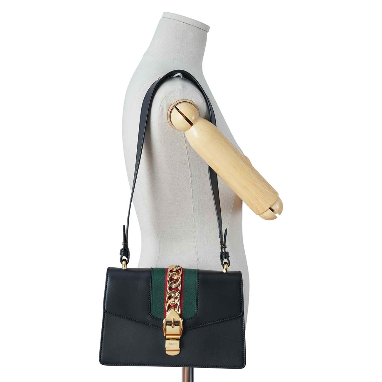 GUCCI(USED)구찌 421882 실비백 스몰 숄더백 & 스트랩