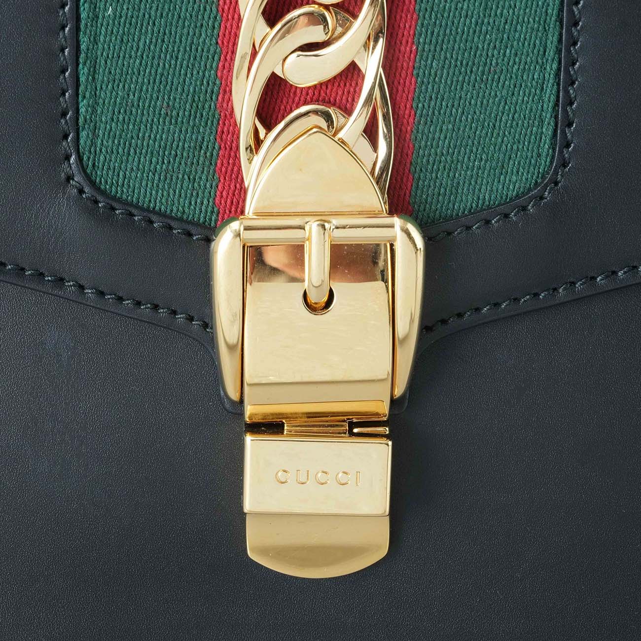 GUCCI(USED)구찌 421882 실비백 스몰 숄더백 & 스트랩