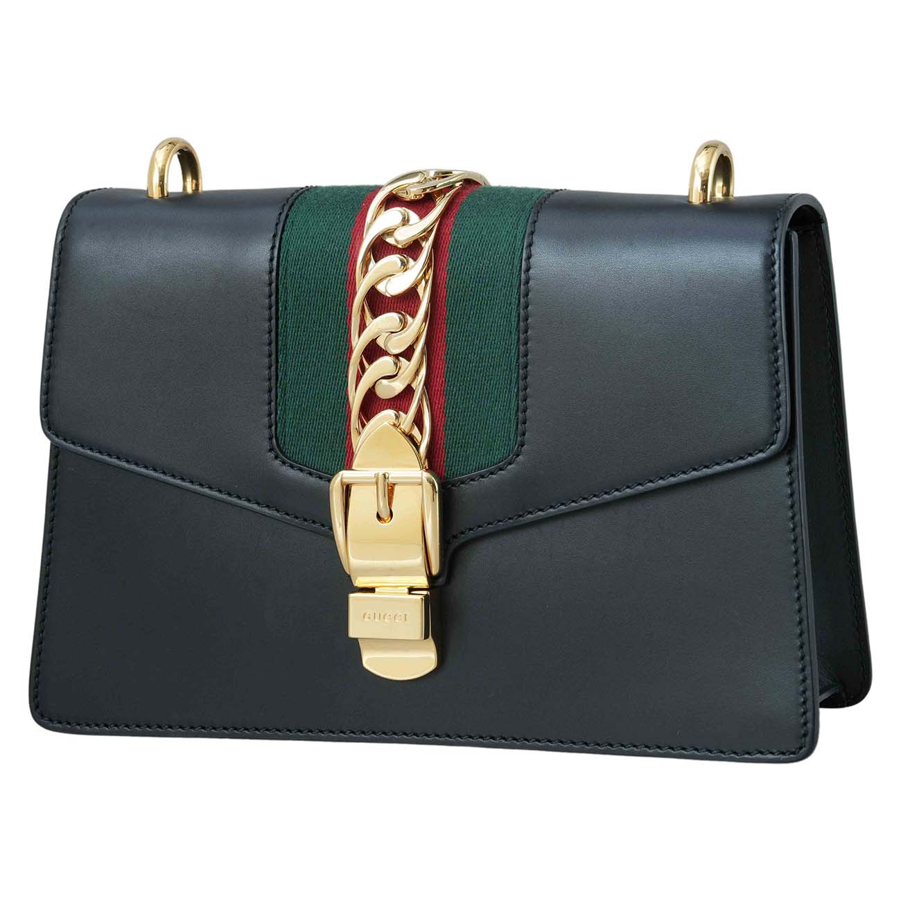 GUCCI(USED)구찌 421882 실비백 스몰 숄더백 & 스트랩