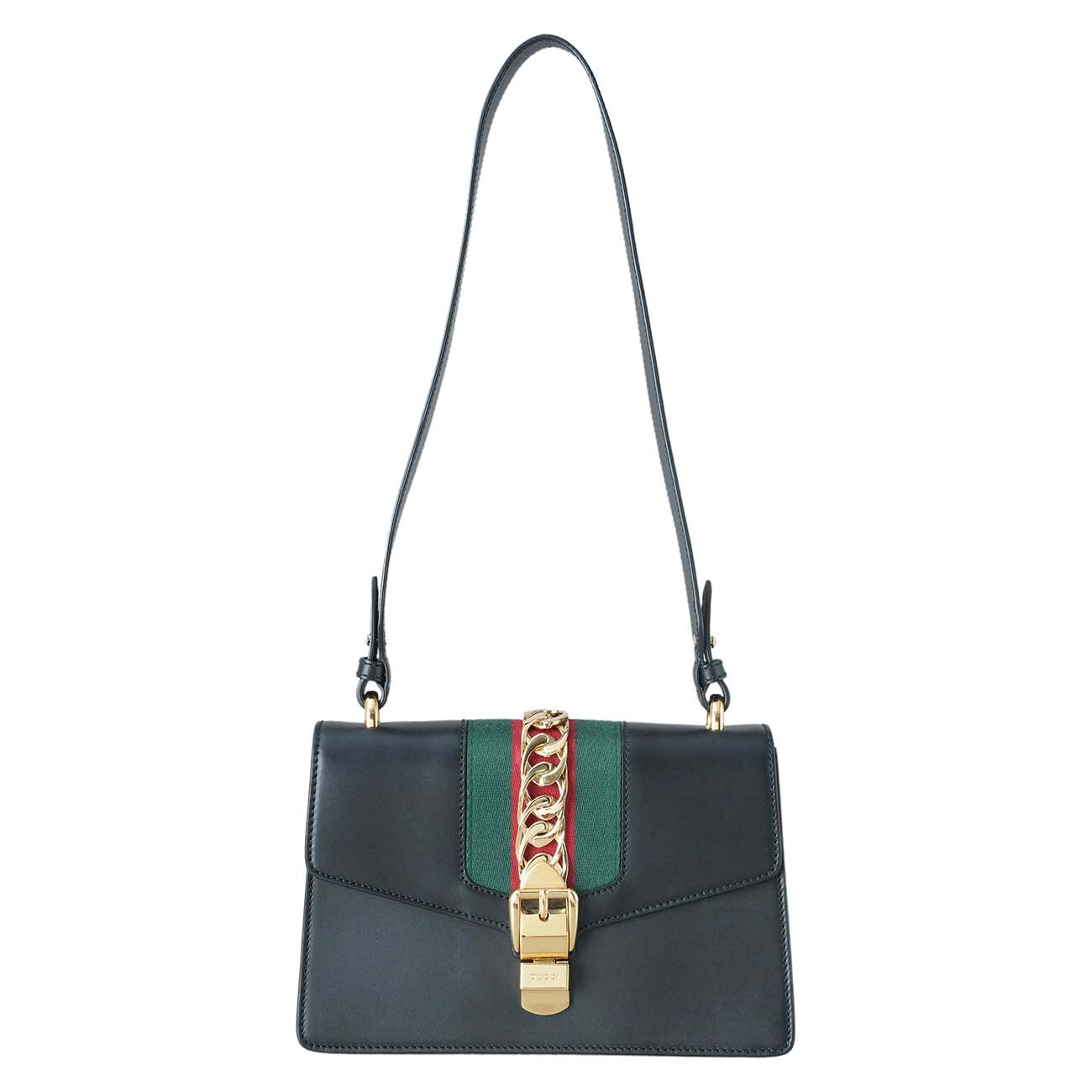 GUCCI(USED)구찌 421882 실비백 스몰 숄더백 & 스트랩