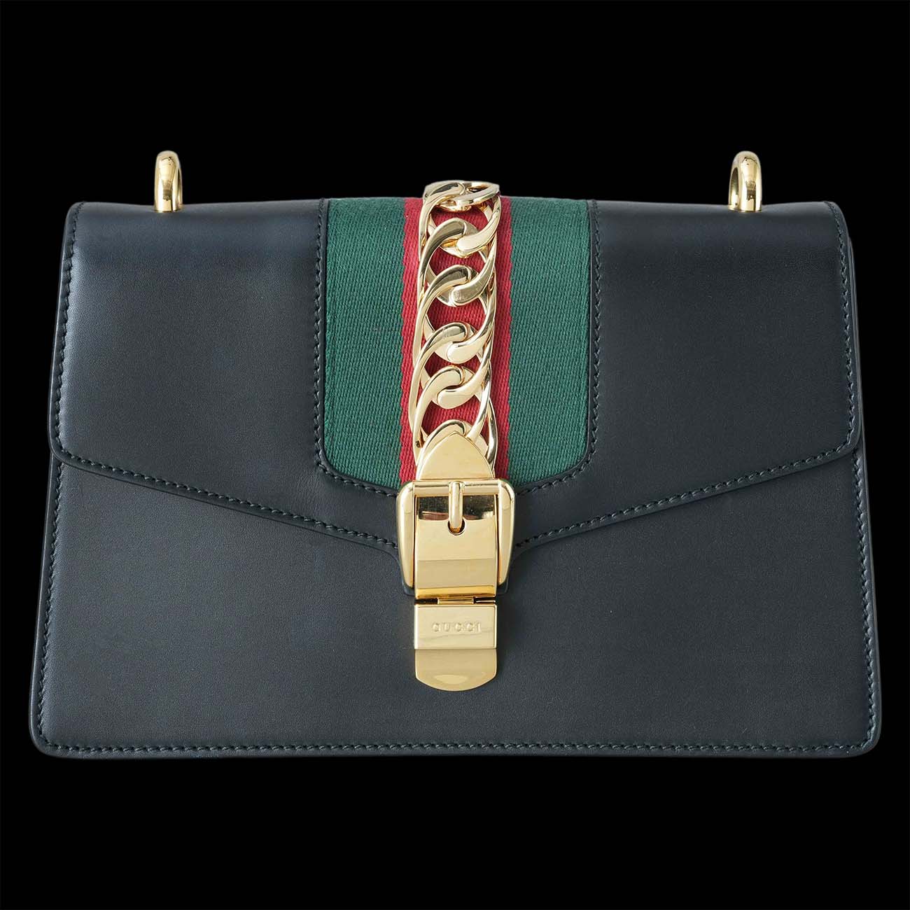 GUCCI(USED)구찌 421882 실비백 스몰 숄더백 & 스트랩