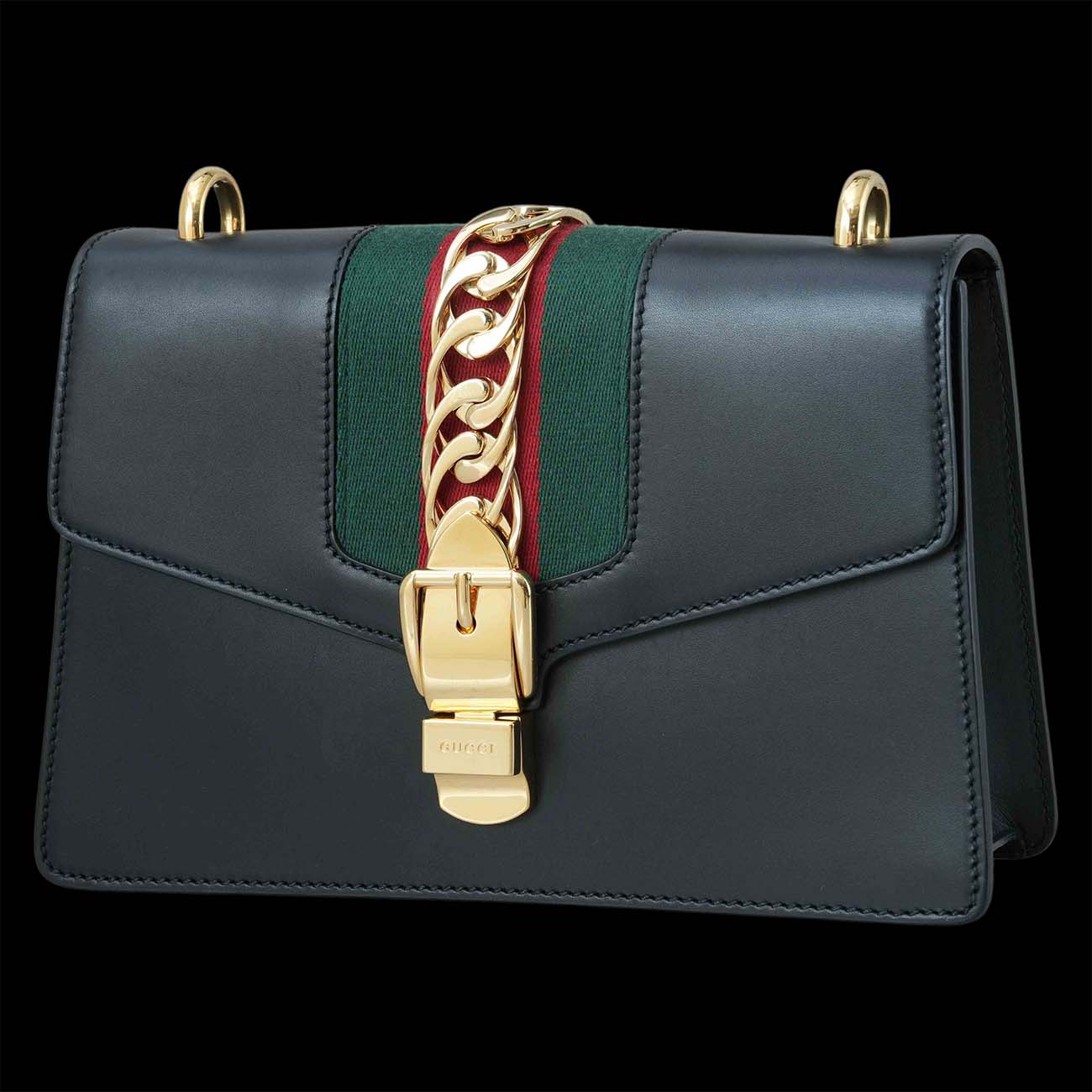 GUCCI(USED)구찌 421882 실비백 스몰 숄더백 & 스트랩