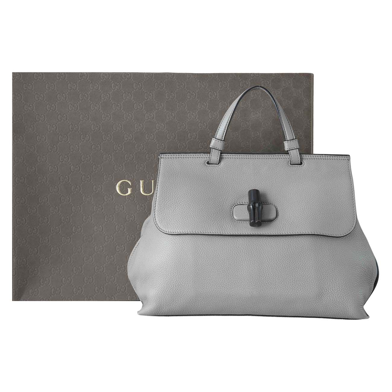 GUCCI(USED)구찌 392013 뱀부 탑핸들백