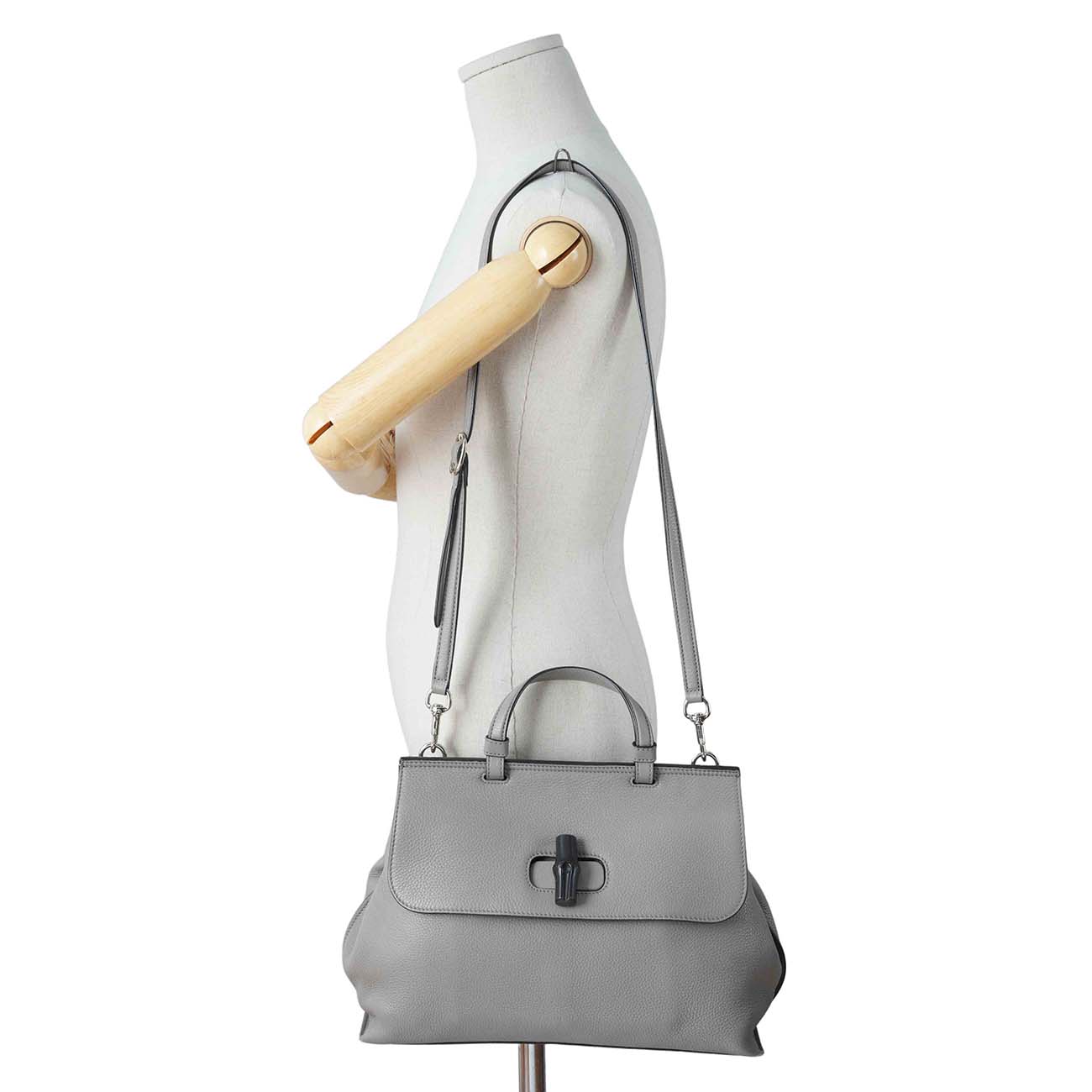 GUCCI(USED)구찌 392013 뱀부 탑핸들백