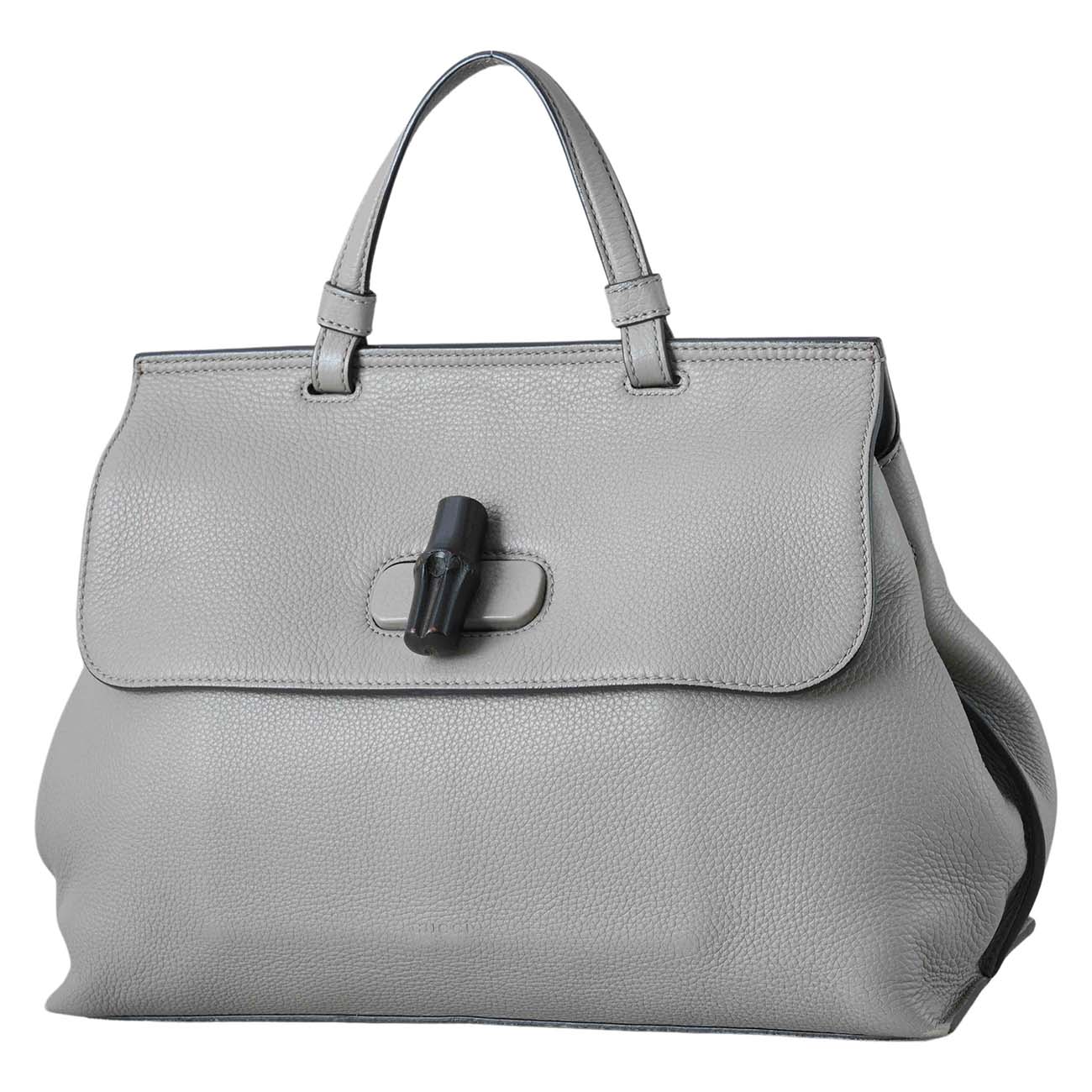 GUCCI(USED)구찌 392013 뱀부 탑핸들백