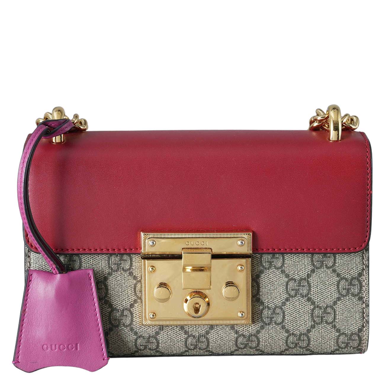 GUCCI(USED)구찌 409487 패들락 스몰 체인 숄더백