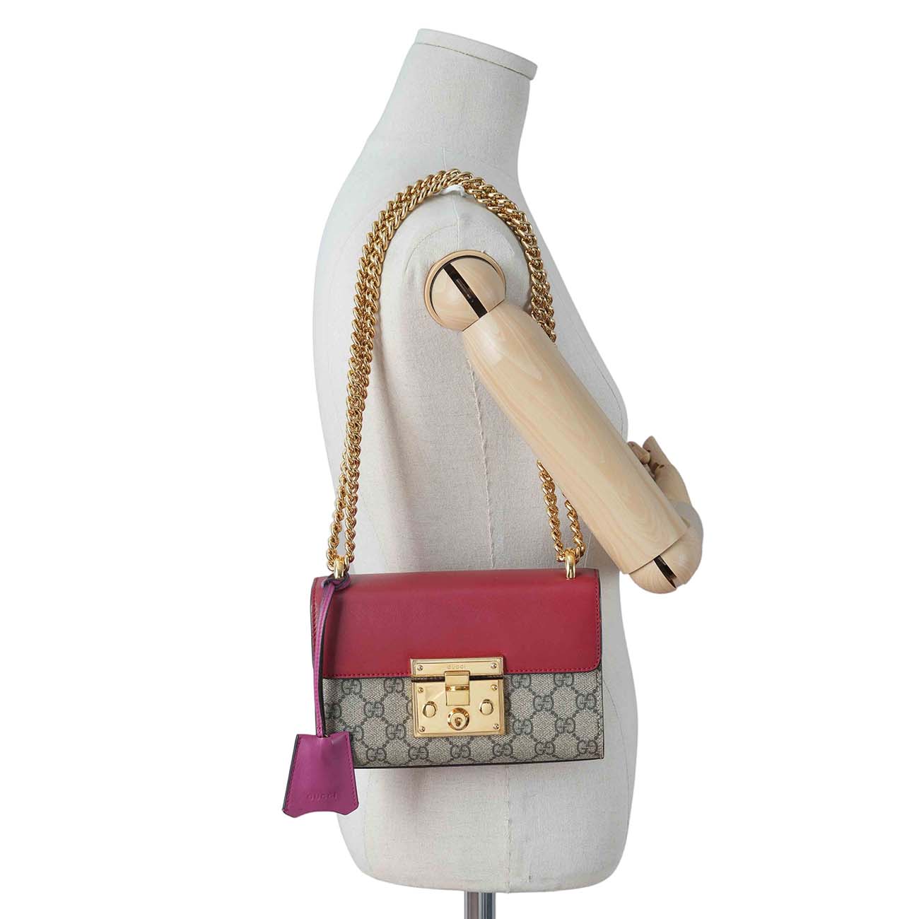 GUCCI(USED)구찌 409487 패들락 스몰 체인 숄더백