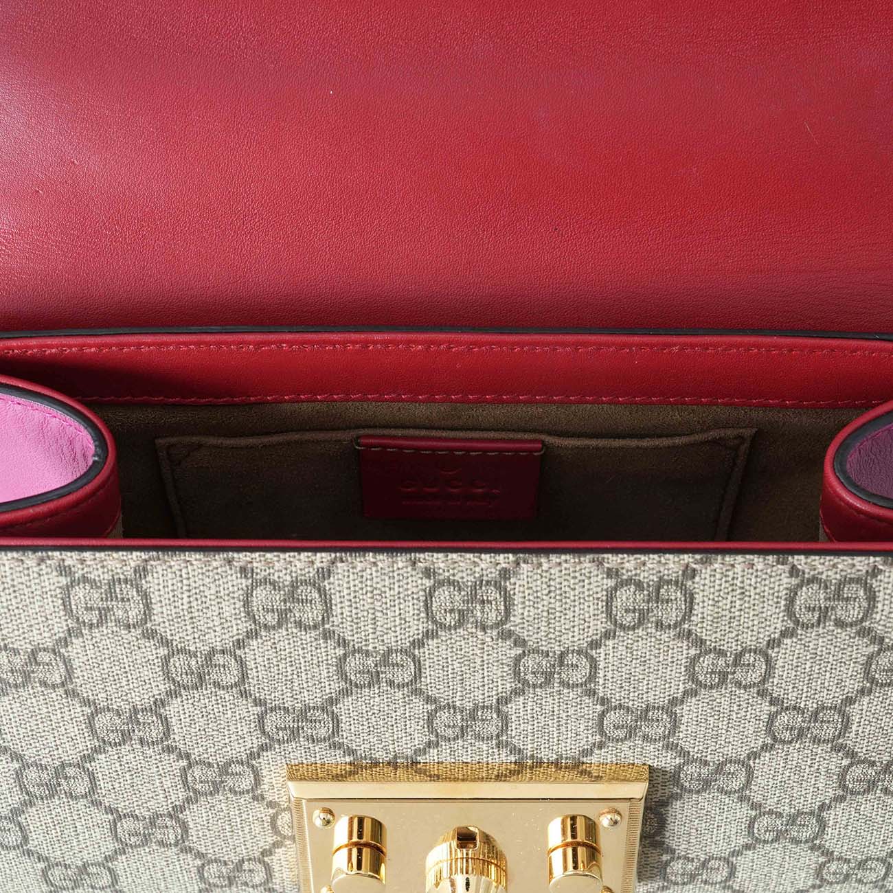 GUCCI(USED)구찌 409487 패들락 스몰 체인 숄더백