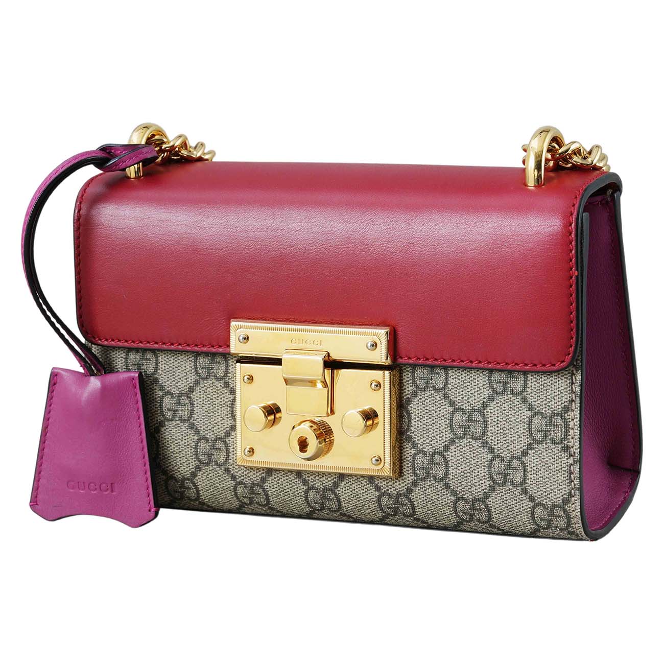 GUCCI(USED)구찌 409487 패들락 스몰 체인 숄더백