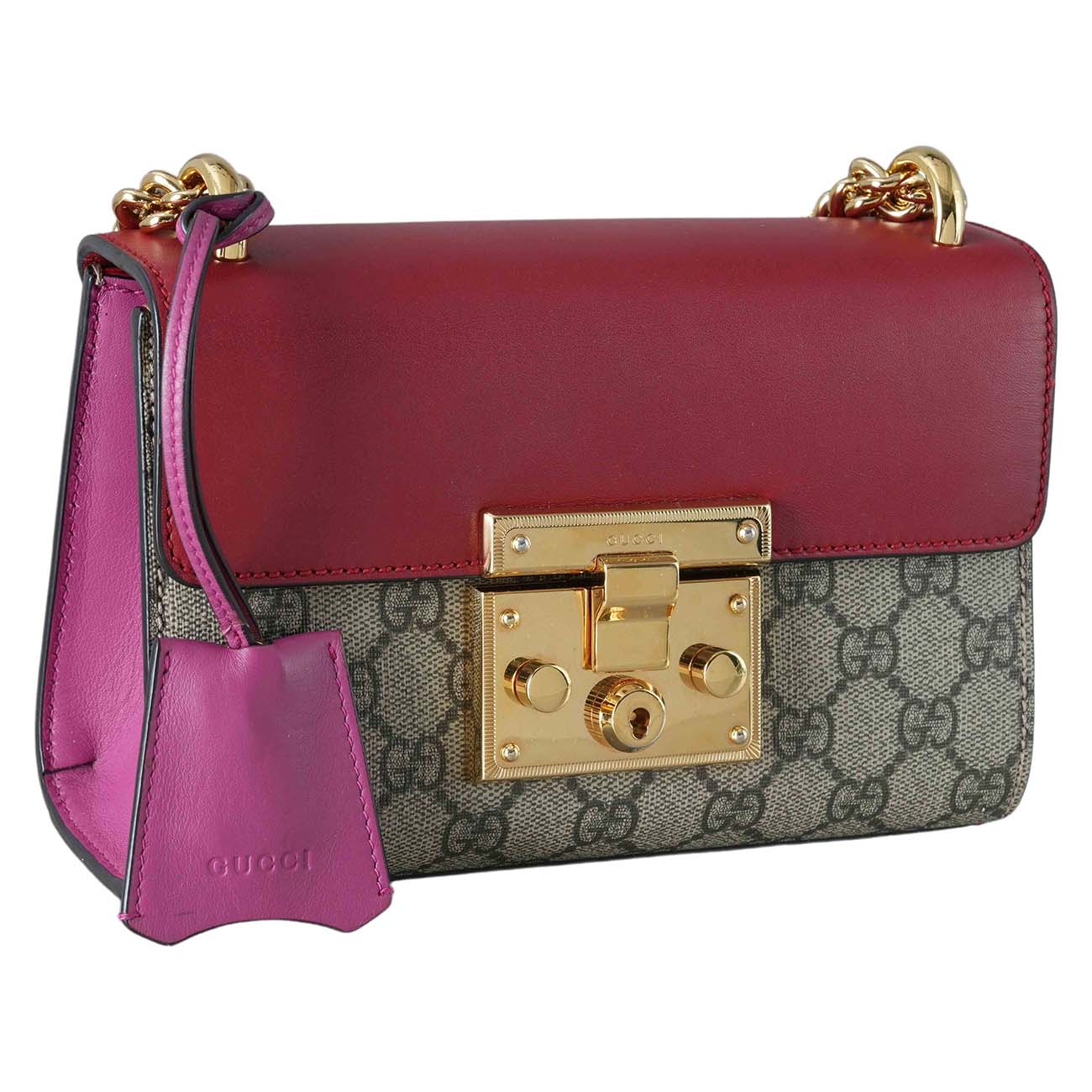 GUCCI(USED)구찌 409487 패들락 스몰 체인 숄더백