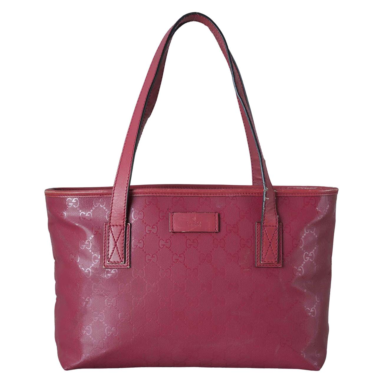 GUCCI(USED)구찌 211138 PVC 쇼퍼백