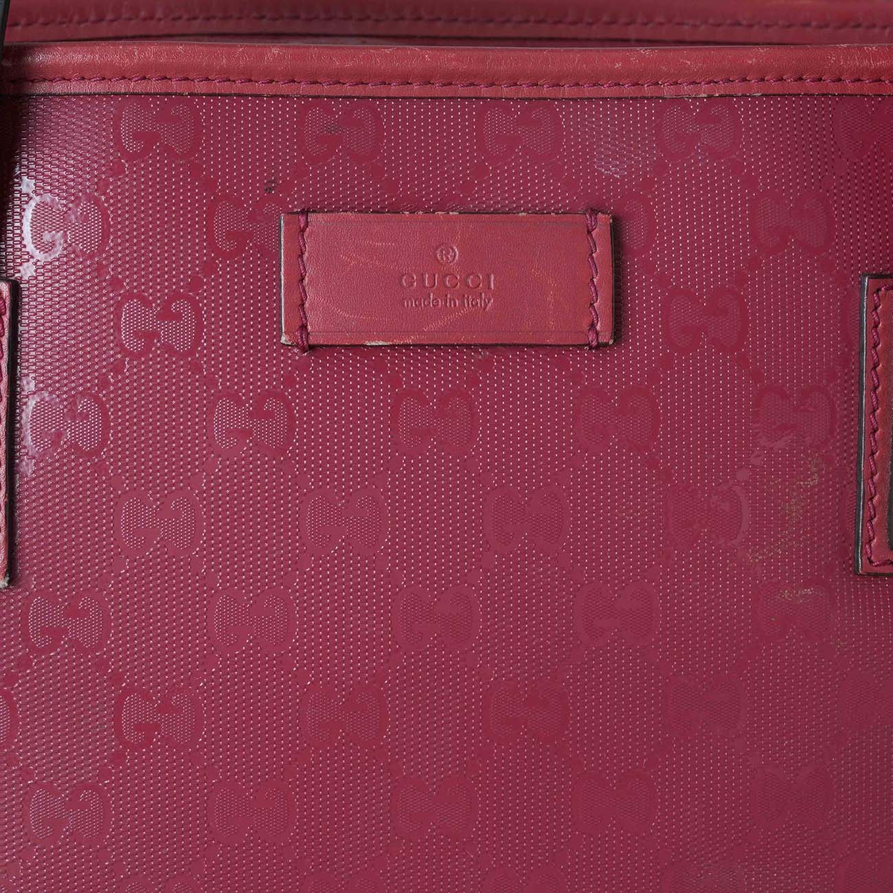 GUCCI(USED)구찌 211138 PVC 쇼퍼백