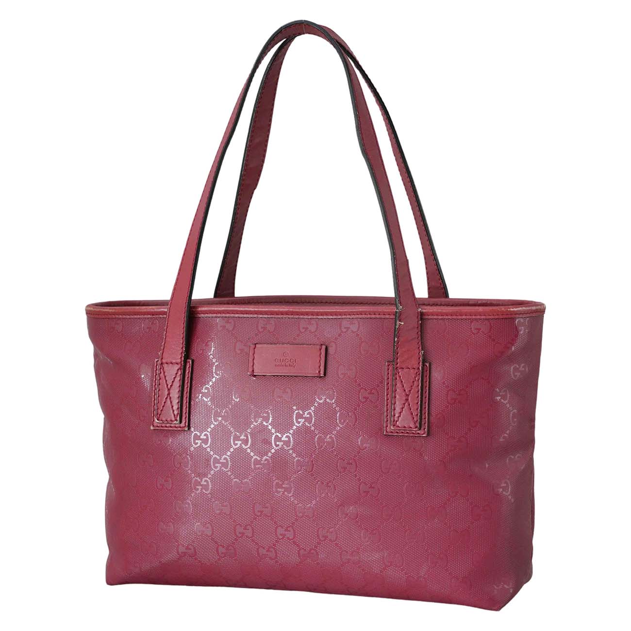 GUCCI(USED)구찌 211138 PVC 쇼퍼백