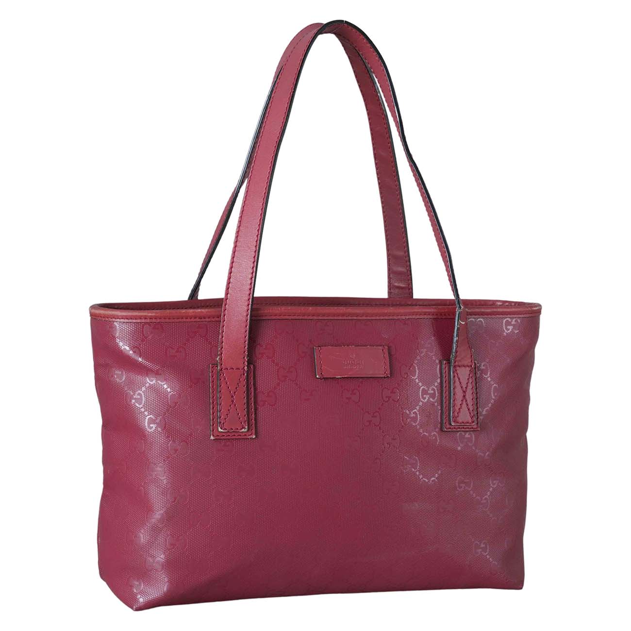 GUCCI(USED)구찌 211138 PVC 쇼퍼백