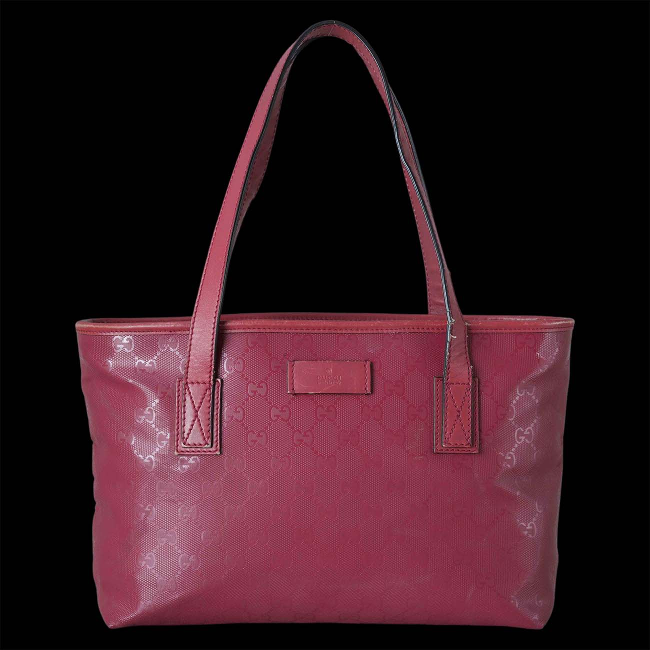 GUCCI(USED)구찌 211138 PVC 쇼퍼백