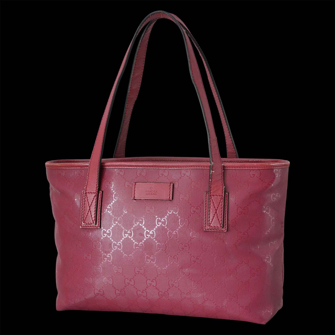 GUCCI(USED)구찌 211138 PVC 쇼퍼백