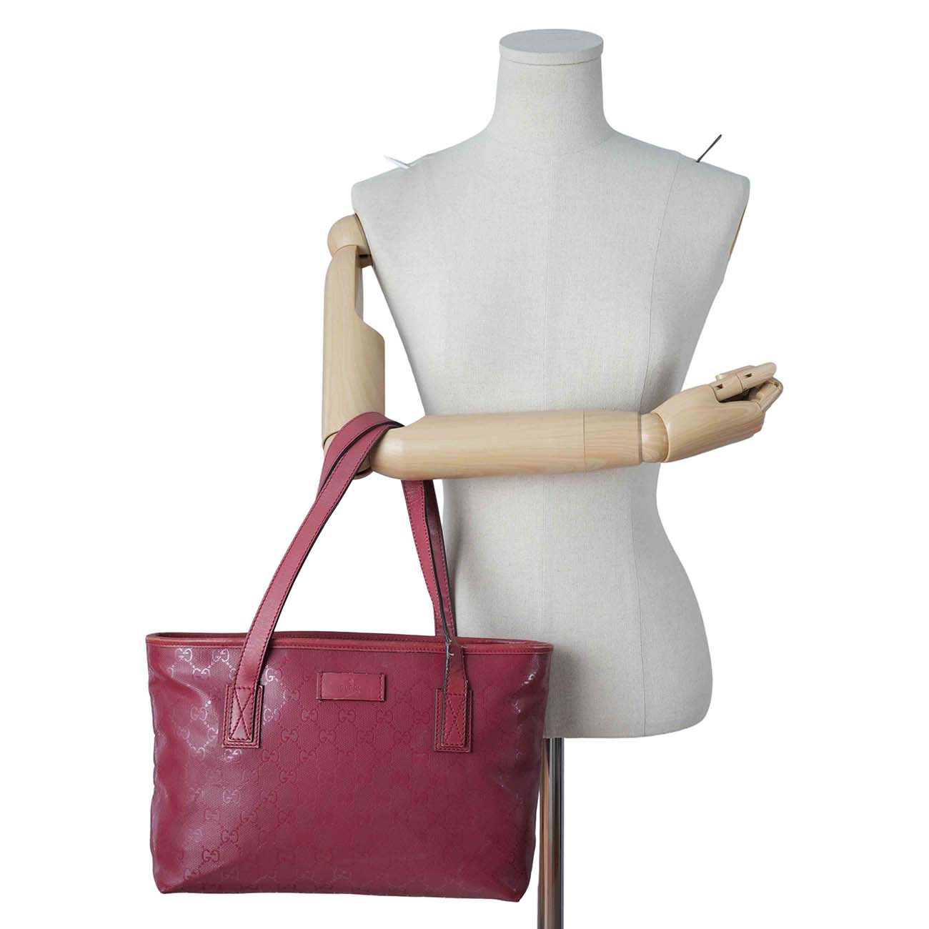 GUCCI(USED)구찌 211138 PVC 쇼퍼백