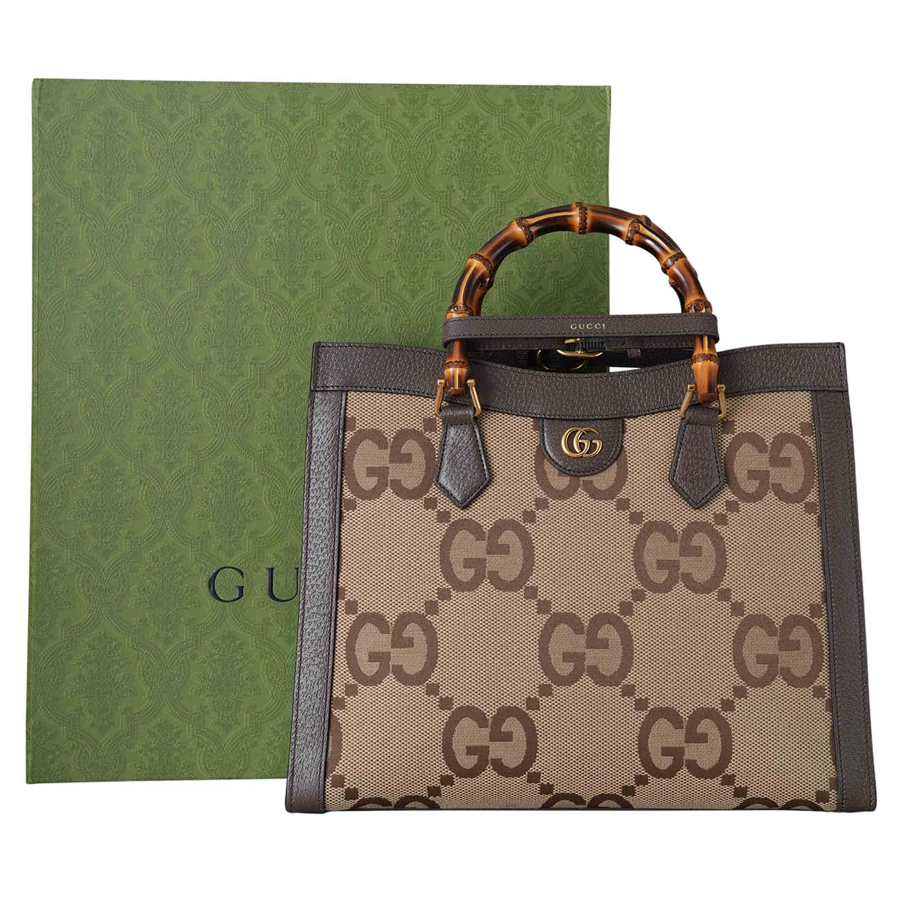 GUCCI(USED)구찌 655658 다이애나 뱀부 탑핸들 토트백
