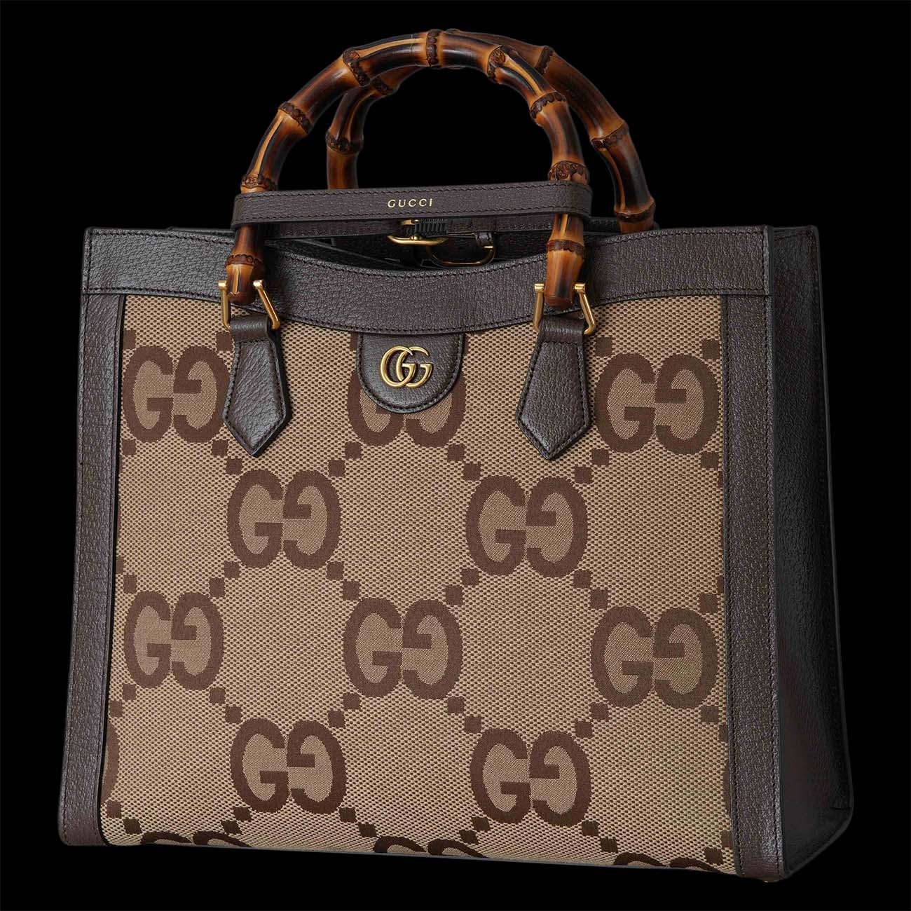 GUCCI(USED)구찌 655658 다이애나 뱀부 탑핸들 토트백
