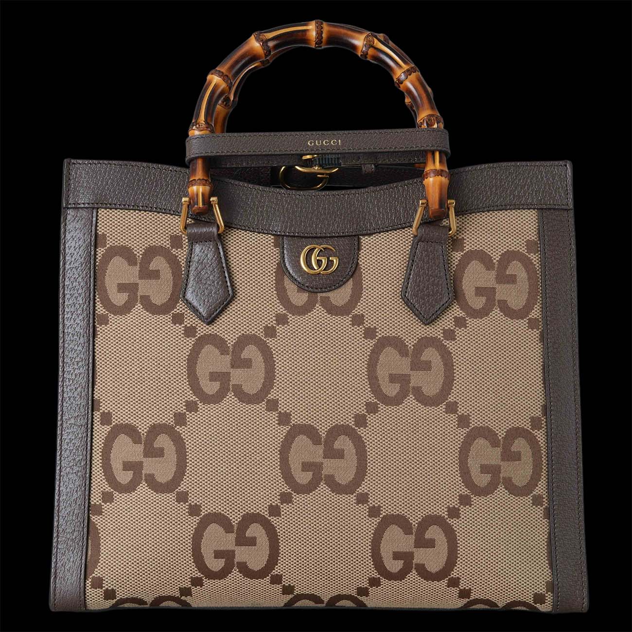 GUCCI(USED)구찌 655658 다이애나 뱀부 탑핸들 토트백