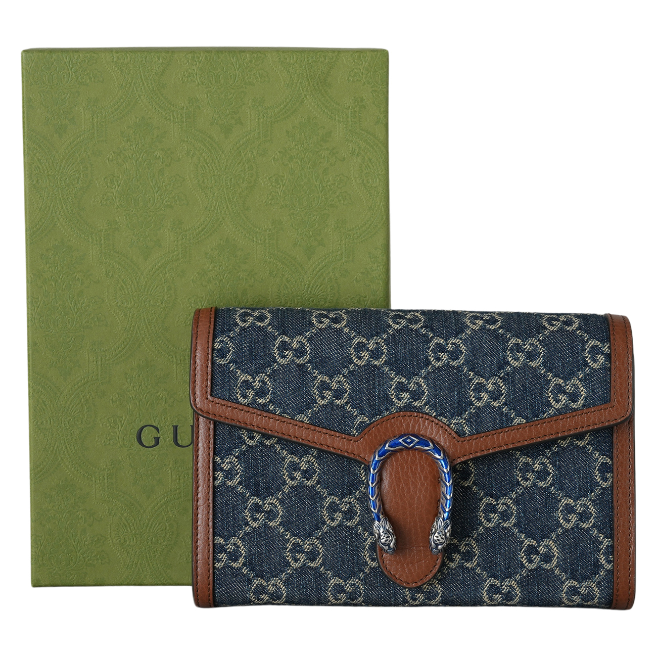 GUCCI(USED)구찌 401231 데님 디오니서스 미니 체인백