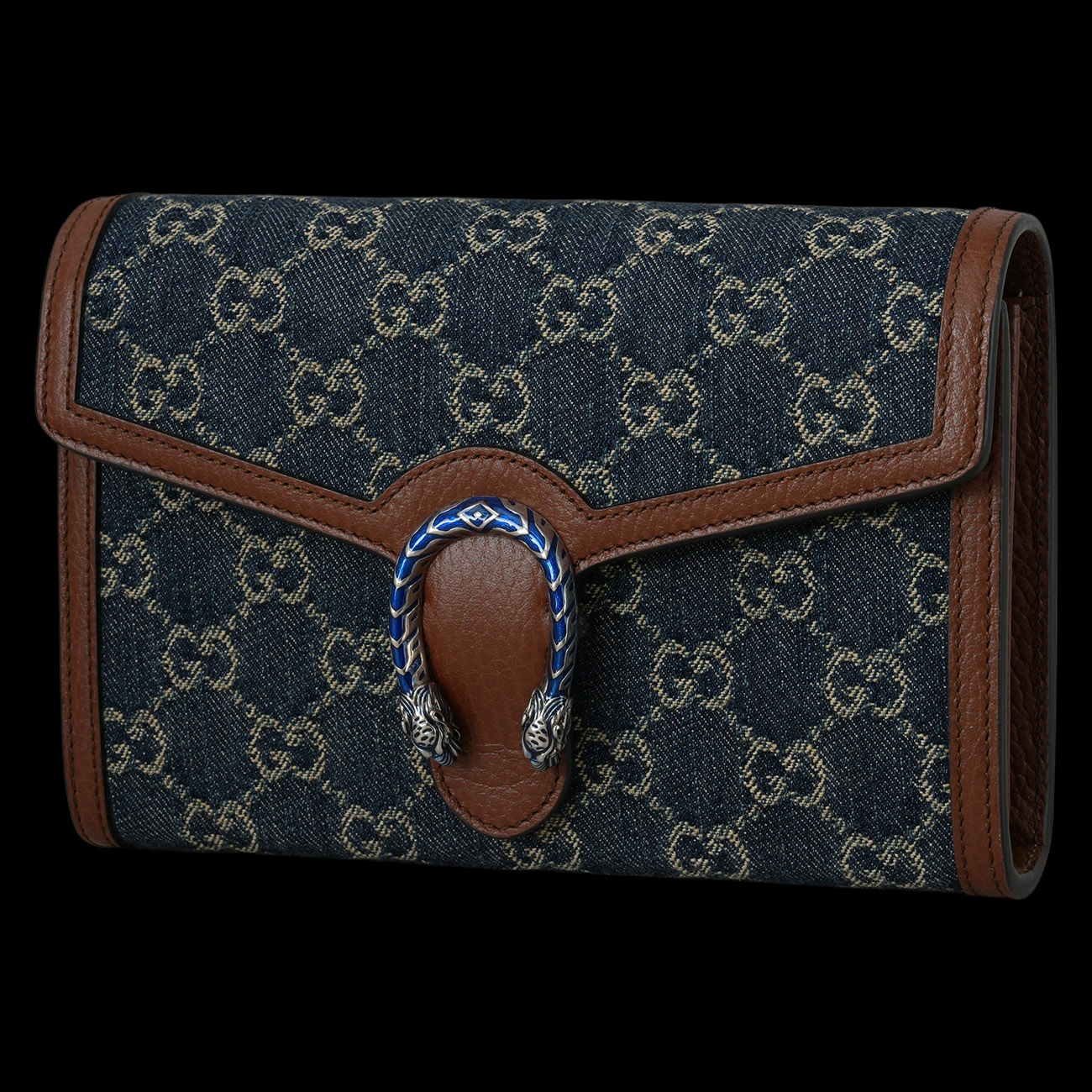 GUCCI(USED)구찌 401231 데님 디오니서스 미니 체인백