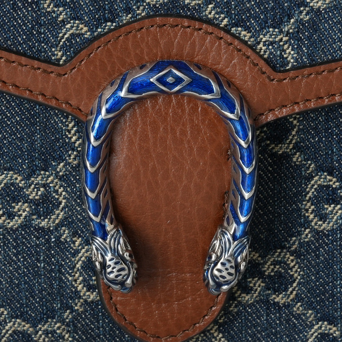 GUCCI(USED)구찌 401231 데님 디오니서스 미니 체인백
