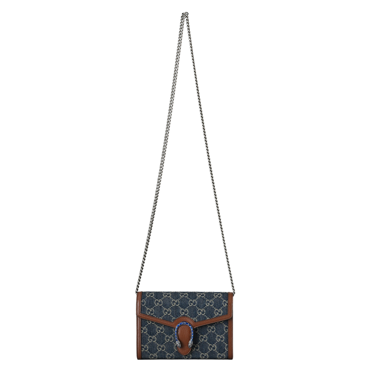 GUCCI(USED)구찌 401231 데님 디오니서스 미니 체인백