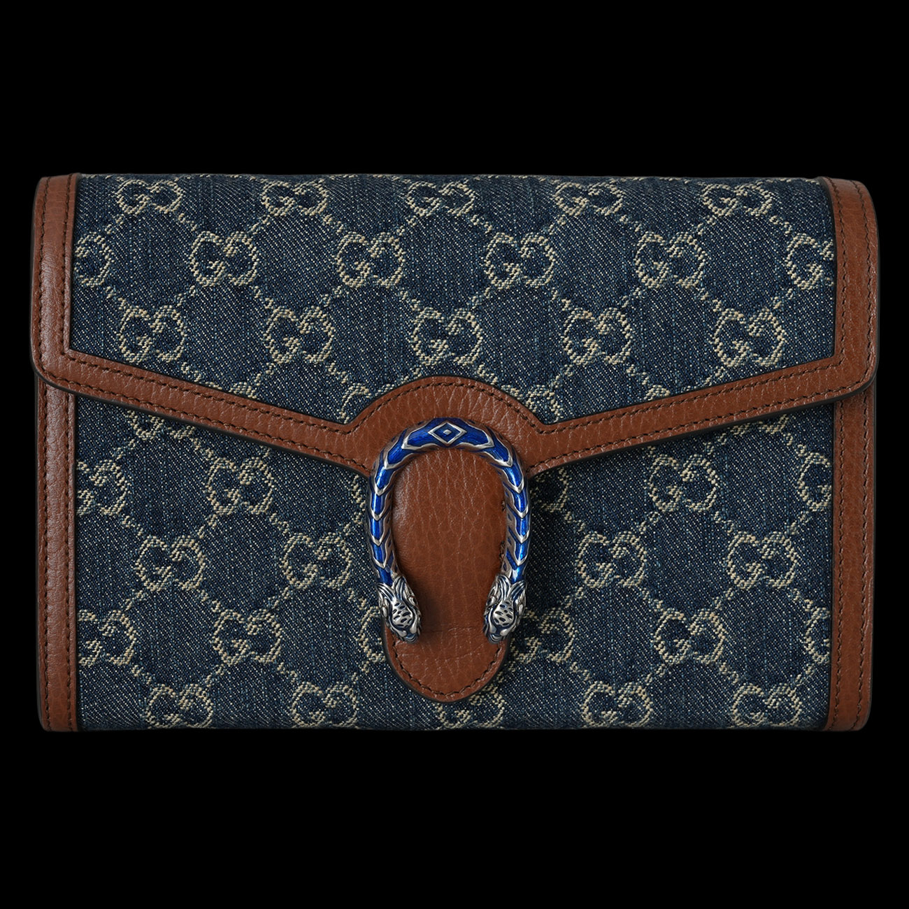GUCCI(USED)구찌 401231 데님 디오니서스 미니 체인백