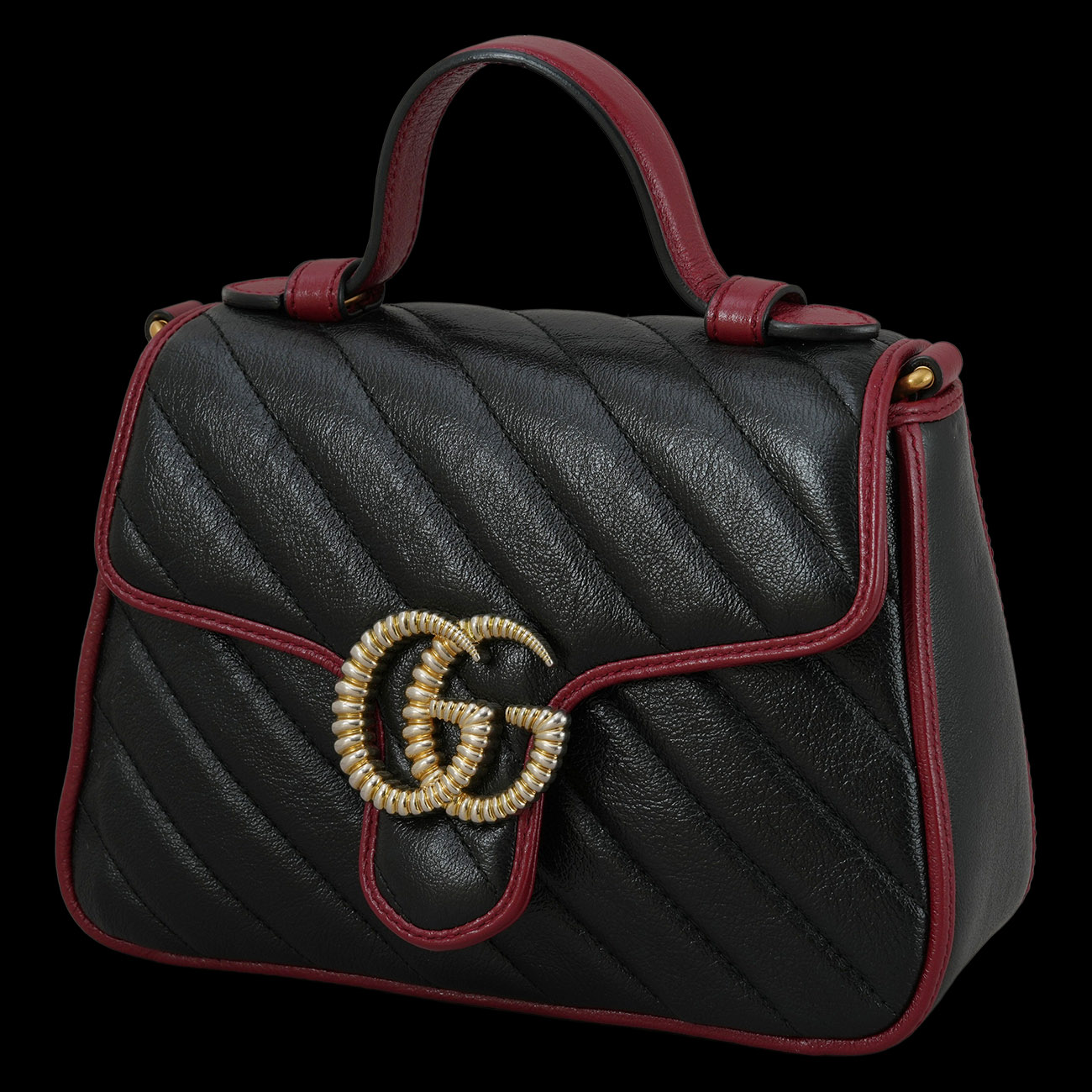 GUCCI(USED)구찌 583571 GG마몽 미니 탑 핸들백